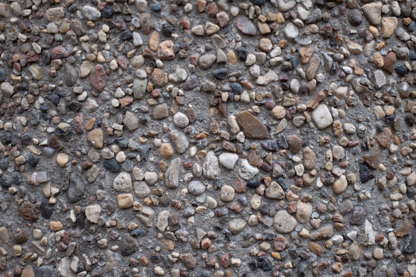 Exposed aggregate concrete finish near Fresno