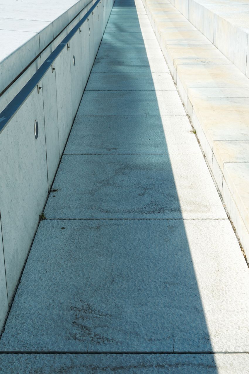 Smooth concrete walkway in Clovis